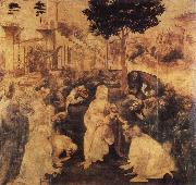 Adoration of the Magi, Leonardo  Da Vinci